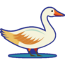 Goose Modern Sticker