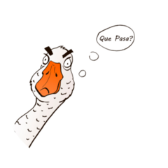 Goose Que Pasa Sticker