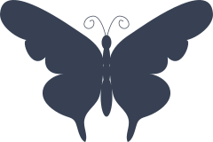 Gorgeous Butterfly Sticker