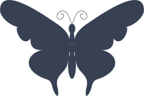 Gorgeous Butterfly Sticker