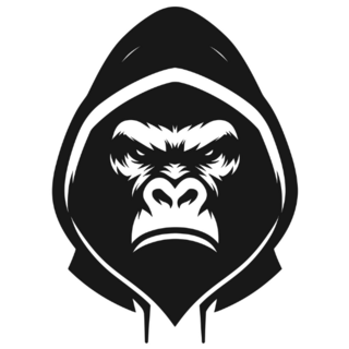 Gorilla In Hoodie Sticker