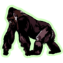 Gorilla On Green Sticker