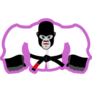Gorilla Purple Judo Sticker