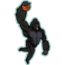 Gorilla Slam Dunk Sticker