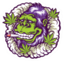 Gorilla Smoking Weed Sticker