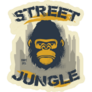 Gorilla Street Jungle Sticker