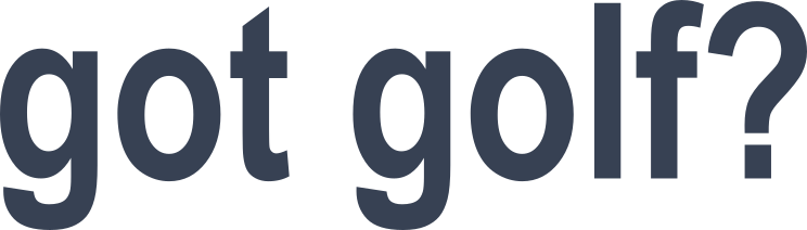 Got Golf? Vinyl Lettering Sticker