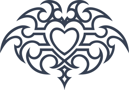 Gothic Heart Sticker