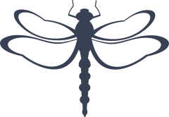 Graceful Dragonfly Sticker