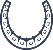 Graceful Horseshoe Sticker
