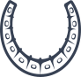 Graceful Horseshoe Sticker
