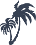 Graceful Palm Trees Sticker