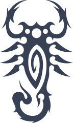 Graceful Scorpion Sticker