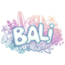 Gradient Bali Indonesia Sticker