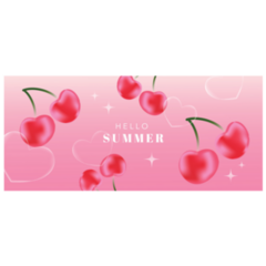 Gradient Cherry Sticker