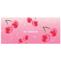 Gradient Cherry Sticker