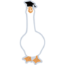 Graduate Goose Sticker