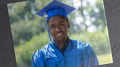 Graduation Photo 12 Piece Puzzle