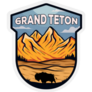 Grand Teton National Park In Wyoming Sticker