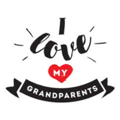 Grandparents Day I Love My Grandparents Sticker