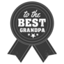 Grandparents Day To The Best Grandpa Badge Sticker