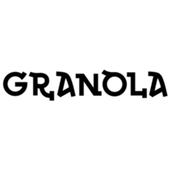 Granola Lettering Vegan Saying Sticker