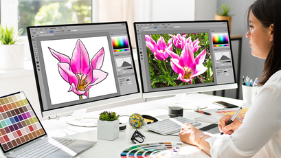 Graphic-Designer-at-Computer