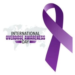Graphic Of International Overdose Awareness Day Sticker