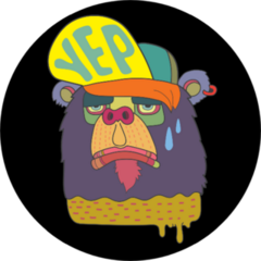 Graphic Skate Bear Sticker