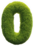 Grass Number Zero Sticker