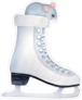 Gray Mouse Inside Ice Skate Sticker