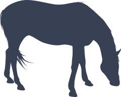 Grazing Horse Sticker