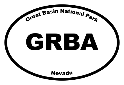 Great Basin National Park Oval Sticker