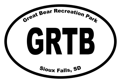 Great Bear Recreation Park Oval Sticker
