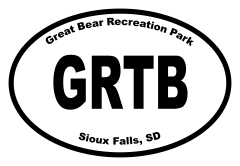 Great Bear Recreation Park Oval Sticker