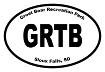 Great Bear Recreation Park Oval Sticker