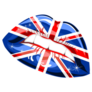 Great Britain Flag Lipstick UK Sticker