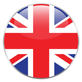 Great Britain Round Flag Sticker