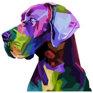 Great Dane Art Sticker