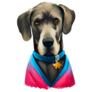 Great Dane Fashion Sticker