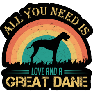 Great Dane Need Sticker
