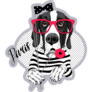 Great Dane Paris Sticker