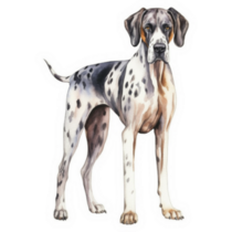 Great Dane Standing Sticker