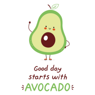Great Day Starts With Avocado Breakfast Sticker