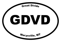 Great Divide Oval Sticker