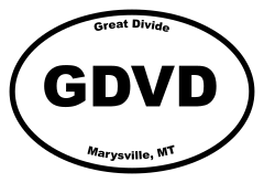 Great Divide Oval Sticker