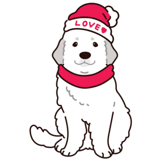 Great Pyrenees Love Sticker