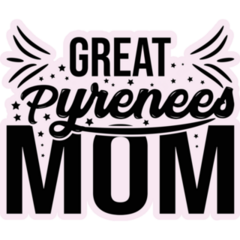Great Pyrenees Mom Sticker