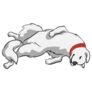 Great Pyrenees Nap Sticker