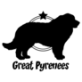 Great Pyrenees Star Sticker